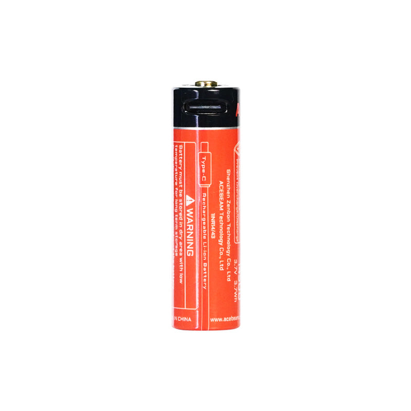 Acebeam 14500 1000mAh USB-C Rechargeable Li-ion Battery