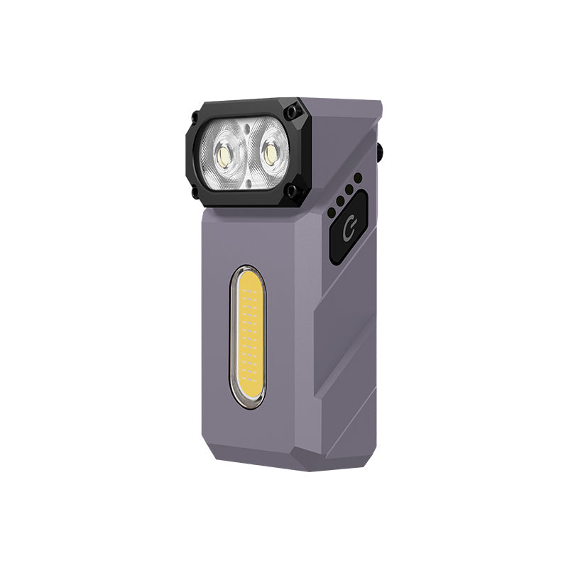 “Klarus E8 triple light tactical EDC flashlight – Compact versatile everyday carry torch”