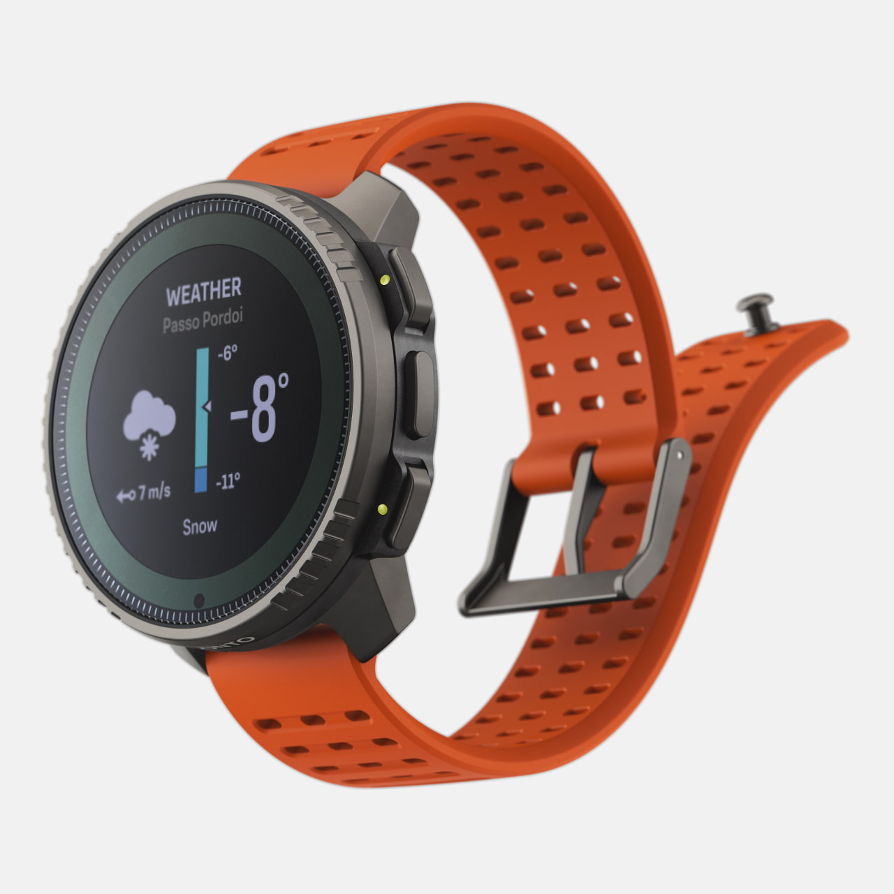 Suunto Vertical Sports Watch with GPS navigation, solar charging, and durable outdoor design for cycling and fitness tracking