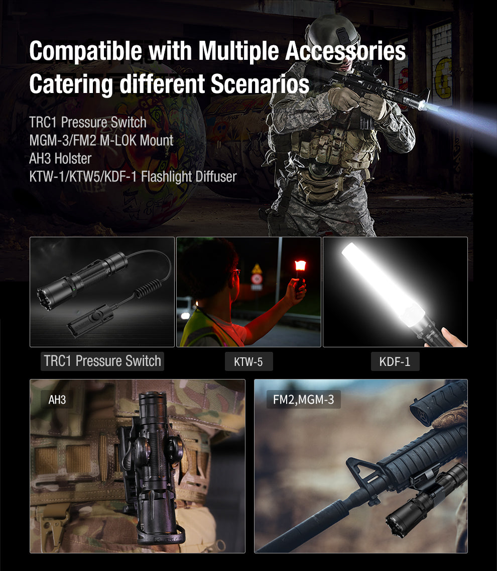 Klarus XT11GT Pro v3.0 Tactical Flashlight