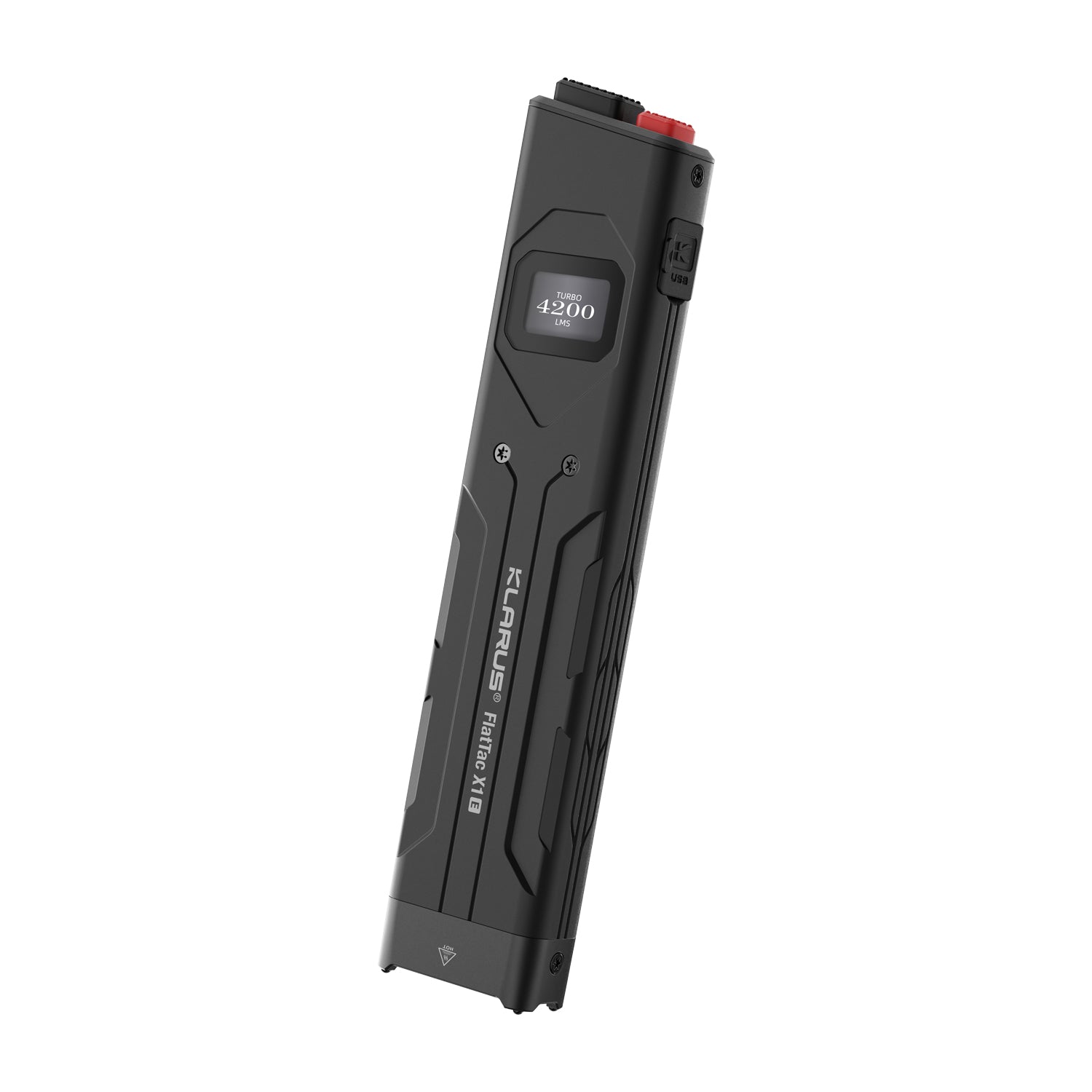 “Klarus FlatTac X1 ultra slim EDC flashlight – Compact tactical everyday carry torch”