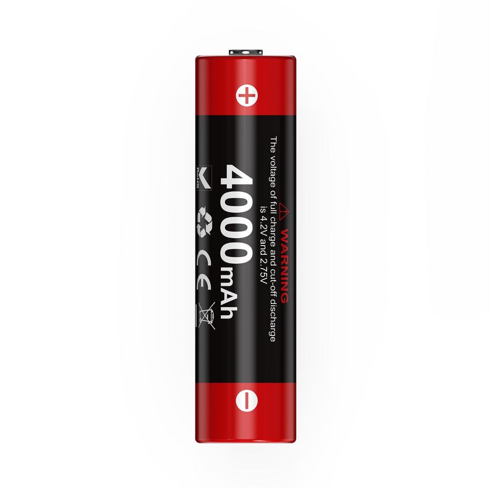 “Klarus 18GT-40 4000mAh 18650 Li-ion rechargeable battery – High-capacity flashlight battery”