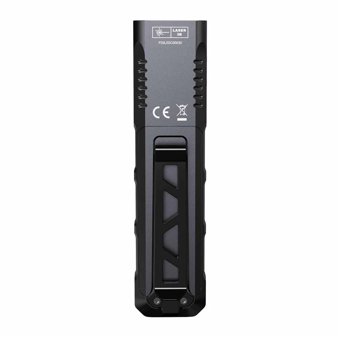 Fenix E08R UE – Flat EDC Flashlight with Green Laser, Body Lights & Digital Dice - Options