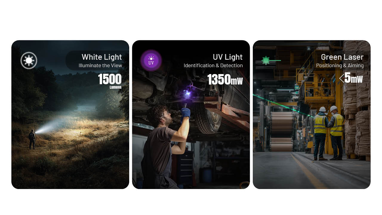 Nitecore EDC17 1500 Lumen Rechargeable EDC Flashlight