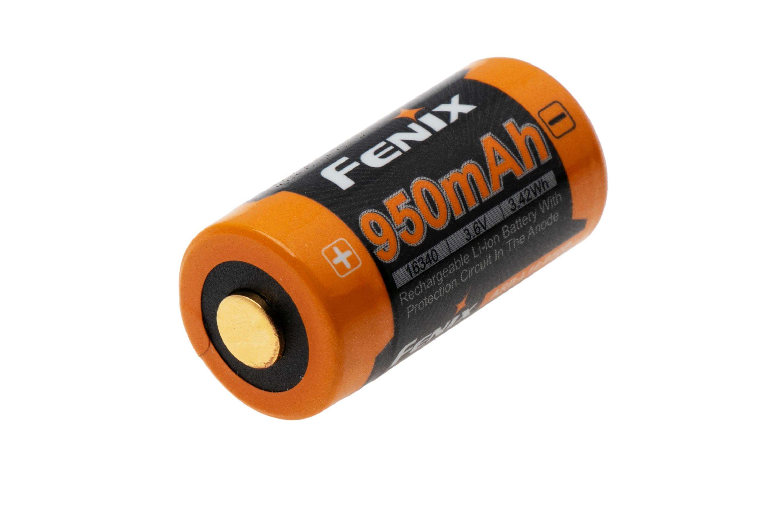 Fenix ARB-L16 950P USB Rechargeable Li-IoN 16340 Battery