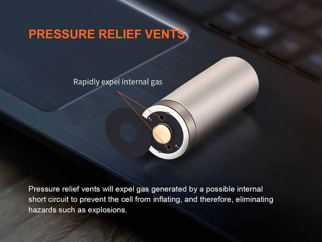 Fenix ARB-L18 1100 rechargeable 18350 Li-ion battery for flashlights