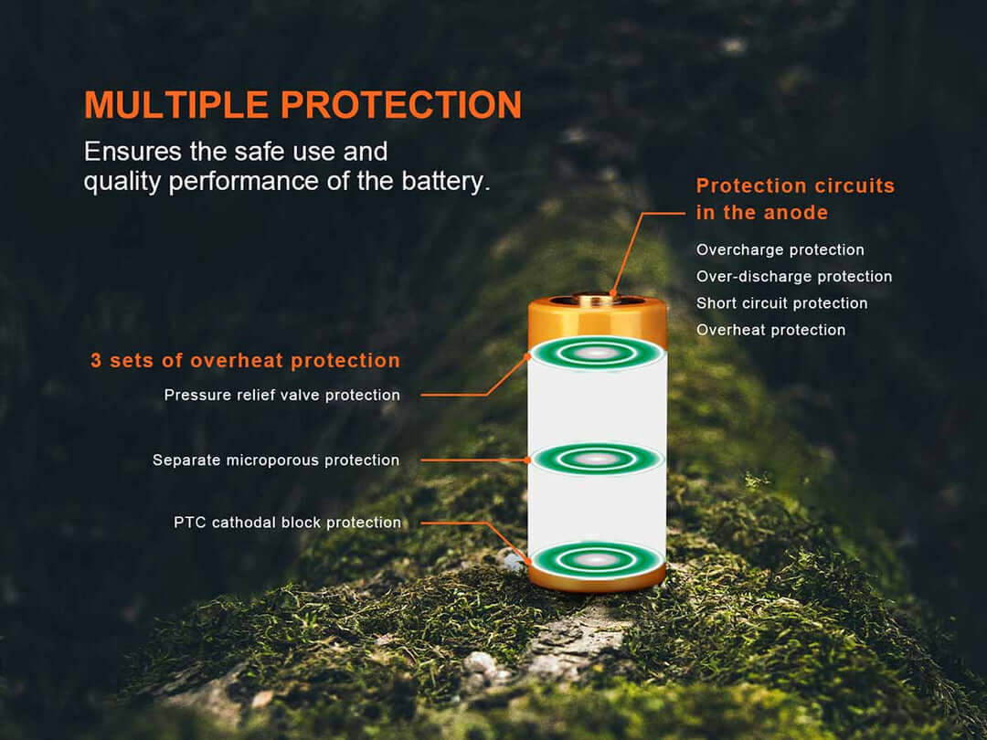 Fenix ARB-L18 1100 Rechargeable 18350 Battery