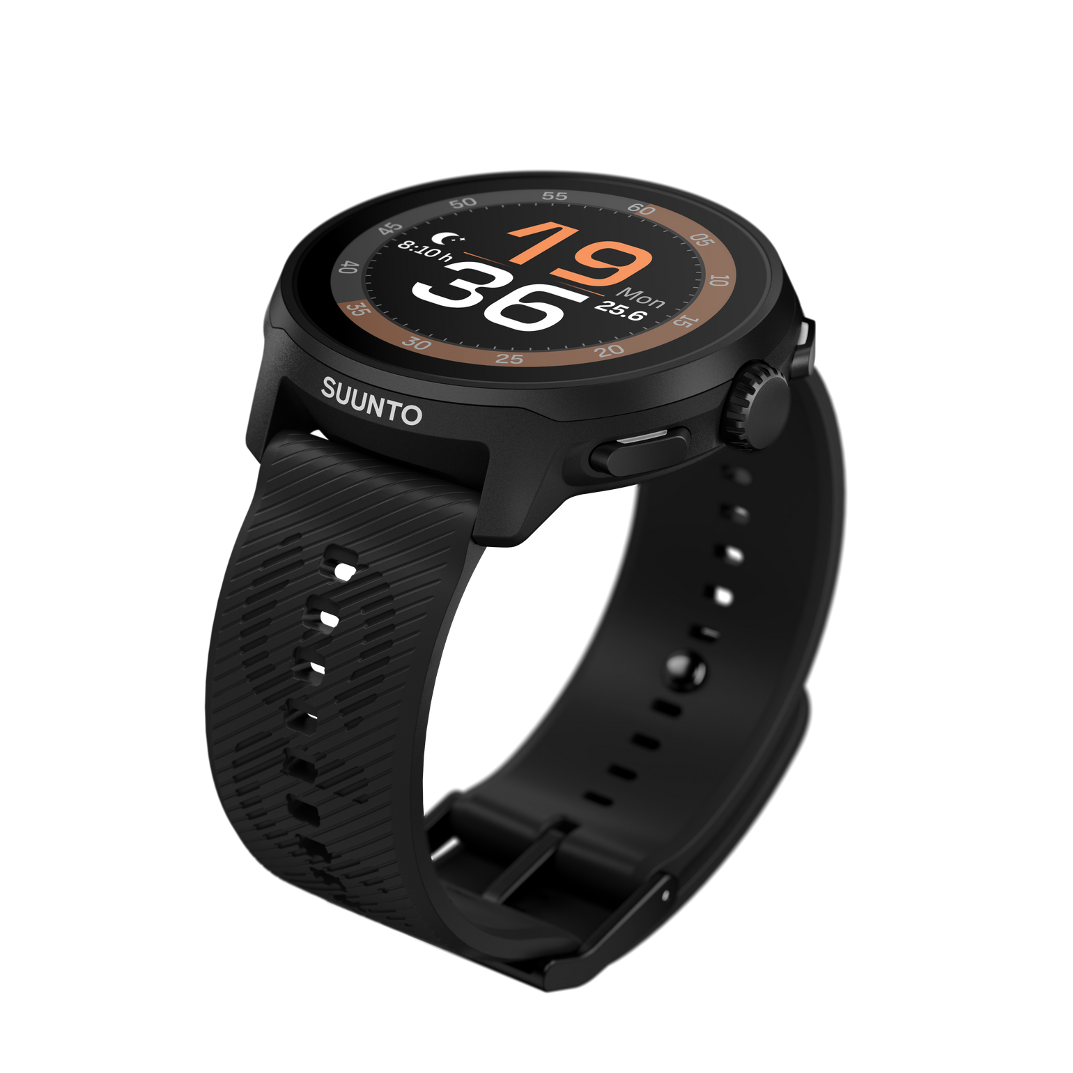 Suunto 22mm Athletic 6 premium silicone replacement strap for sports and outdoor training