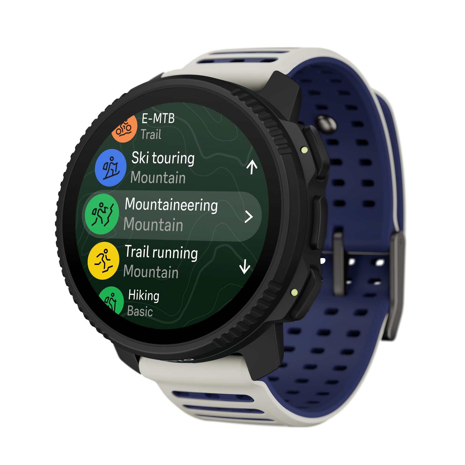 Suunto Vertical 2 Sports Watch with solar power, GPS navigation, and rugged outdoor design for cycling and endurance athletes