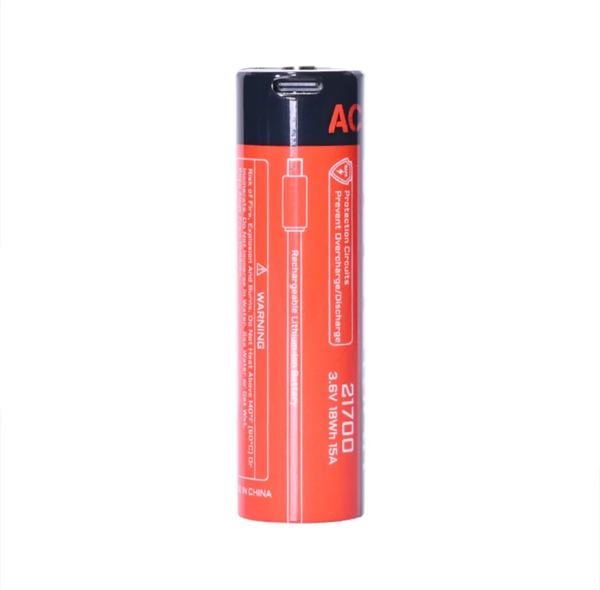 Acebeam 21700 Li-ion USB-C Rechargeable Battery-50000mAh Rechargeable Batteries Acebeam