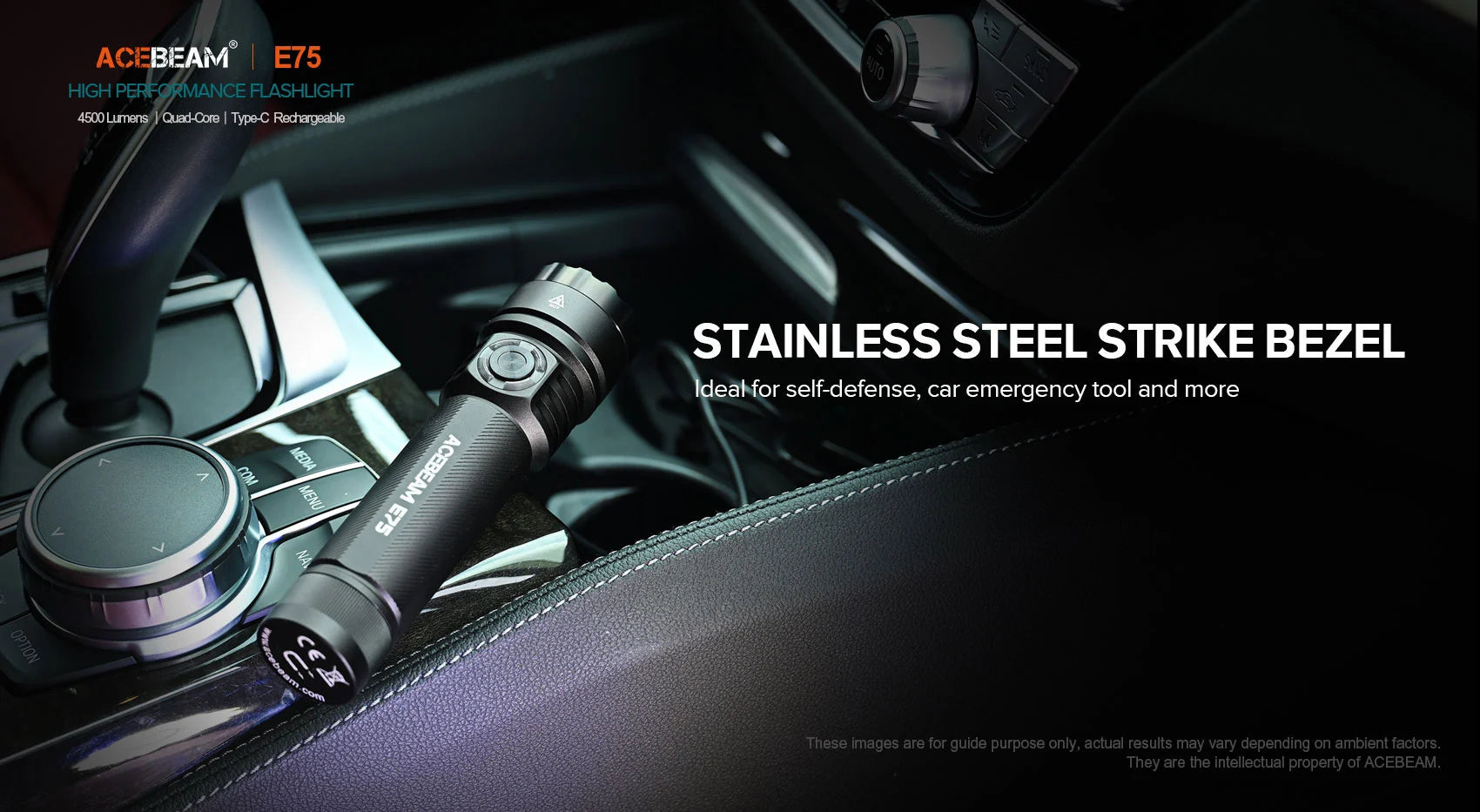 Acebeam E75 High-performance LED Flashlight - Options ***Will ship around November 25th*** Flashlight Acebeam
