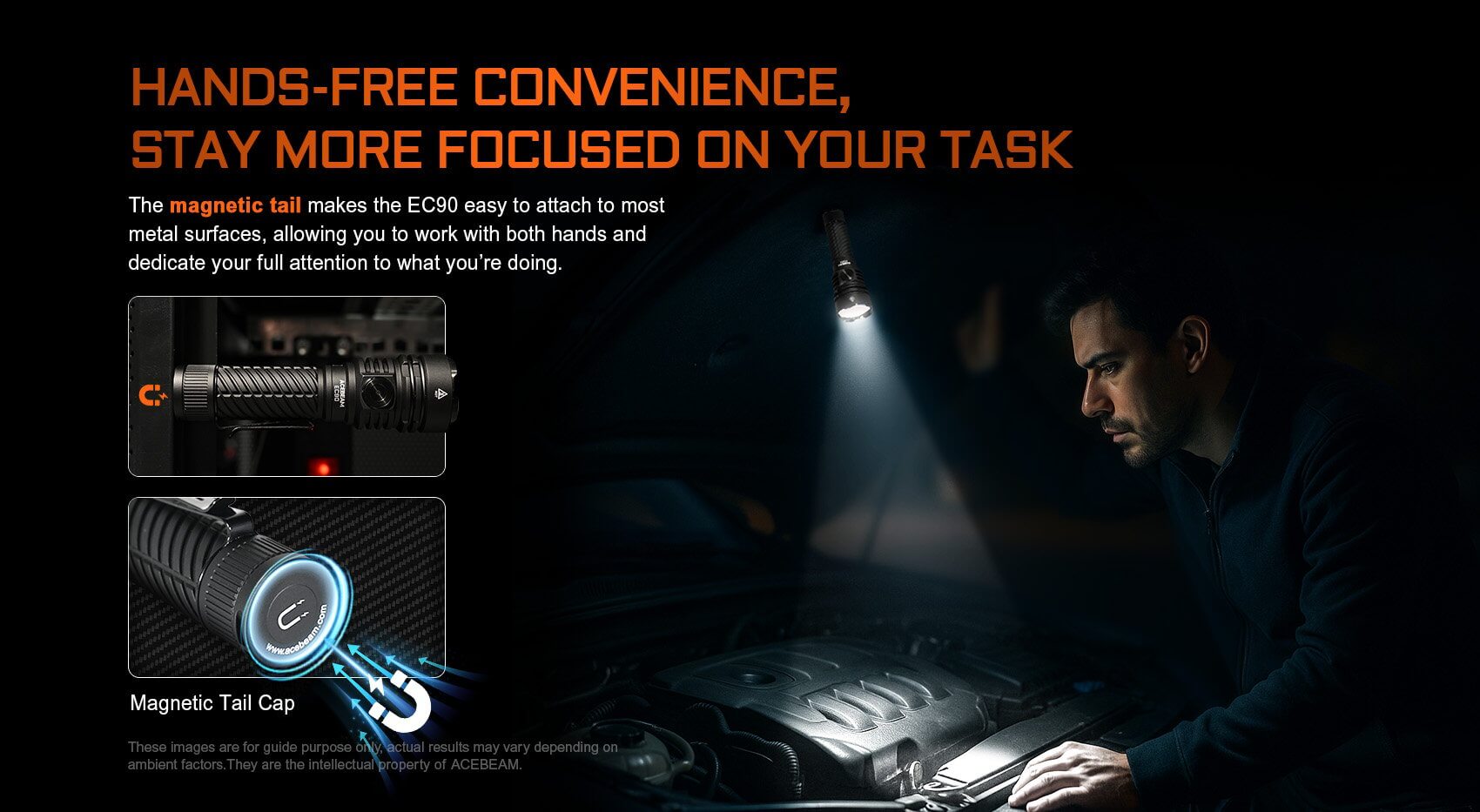 Acebeam EC90 Long Range EDC Flashlight