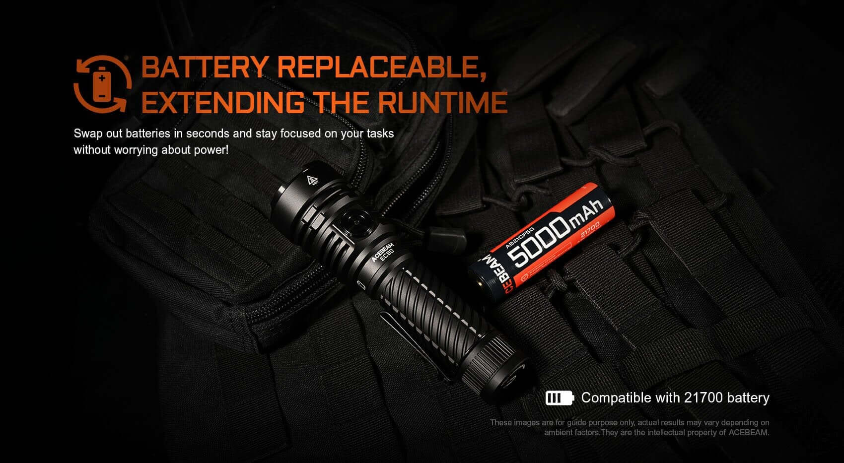 Acebeam EC90 Long Range EDC Flashlight