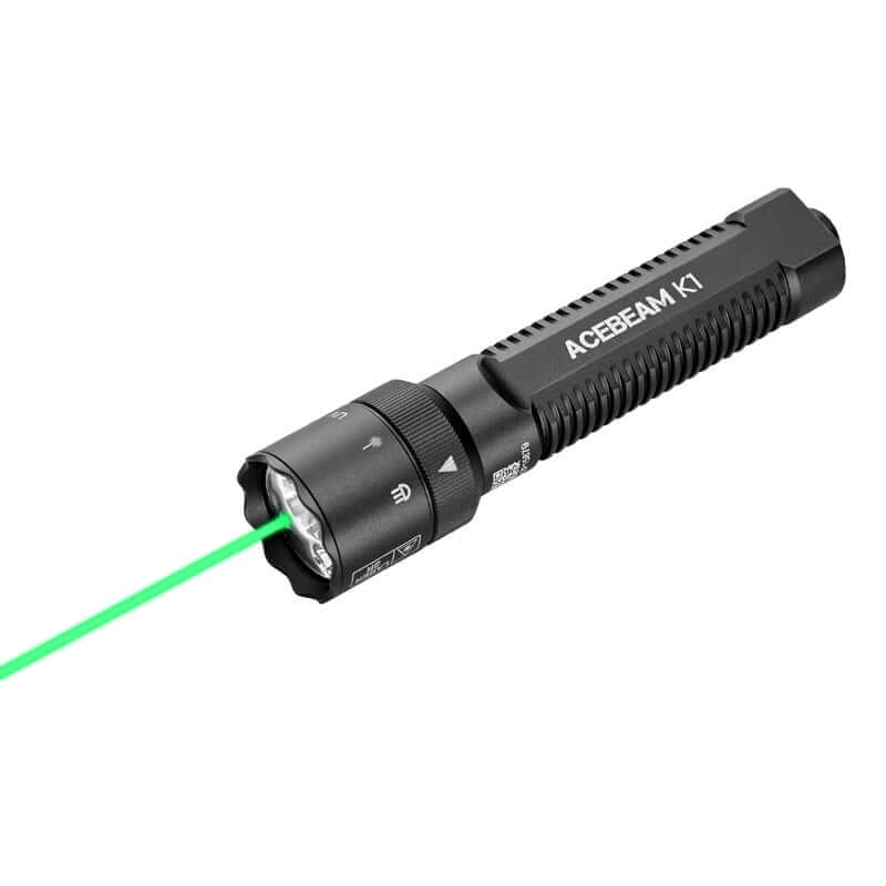 Acebeam K1 Triple-Source EDC Flashlight – White, Green & UV Beams