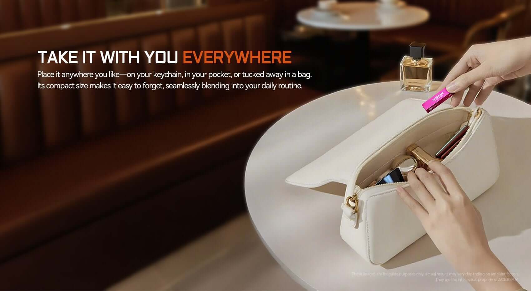 Acebeam Keylite 500 Lumen Keychain Flashlight - Options