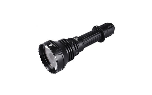 Acebeam L19 2.0 long-range tactical rechargeable LED flashlight with 2200 lumens brightness for hunting, search, and outdoor missions
