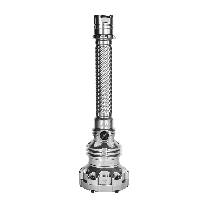 Acebeam P20 Professional Long Distance Flashlight 5500 Lumens - Options Flashlight Acebeam Silver