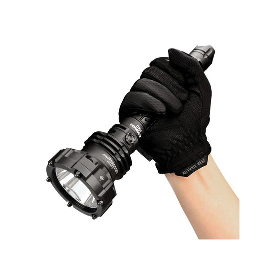 Acebeam P20 professional long-distance LED flashlight with 5500 lumens brightness for tactical and outdoor use