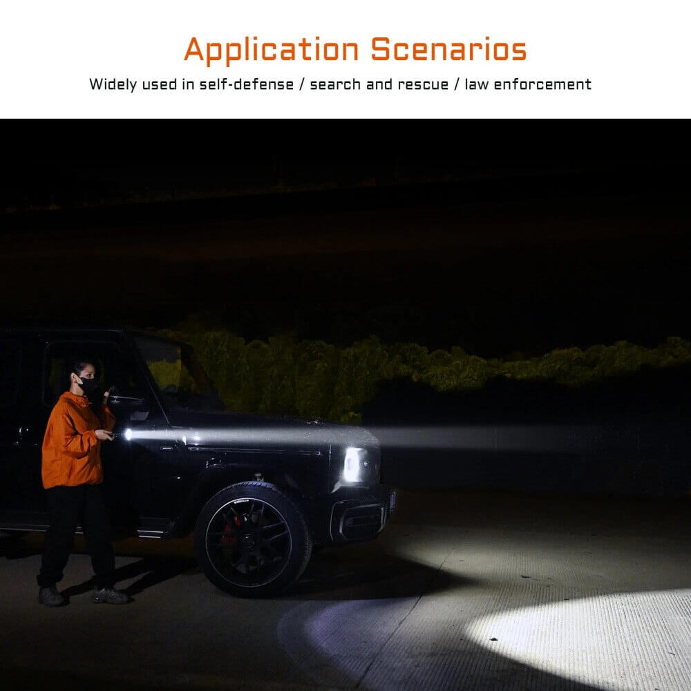 Acebeam P20 Professional Long Distance Flashlight 5500 Lumens - Options