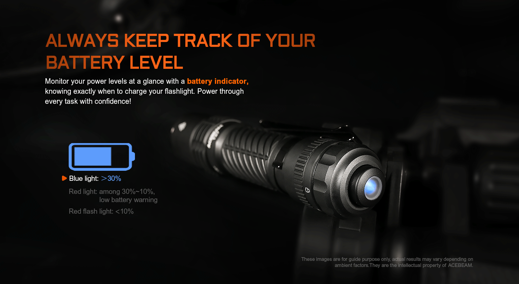 Acebeam T37 Tactical Flashlight Flashlight Acebeam