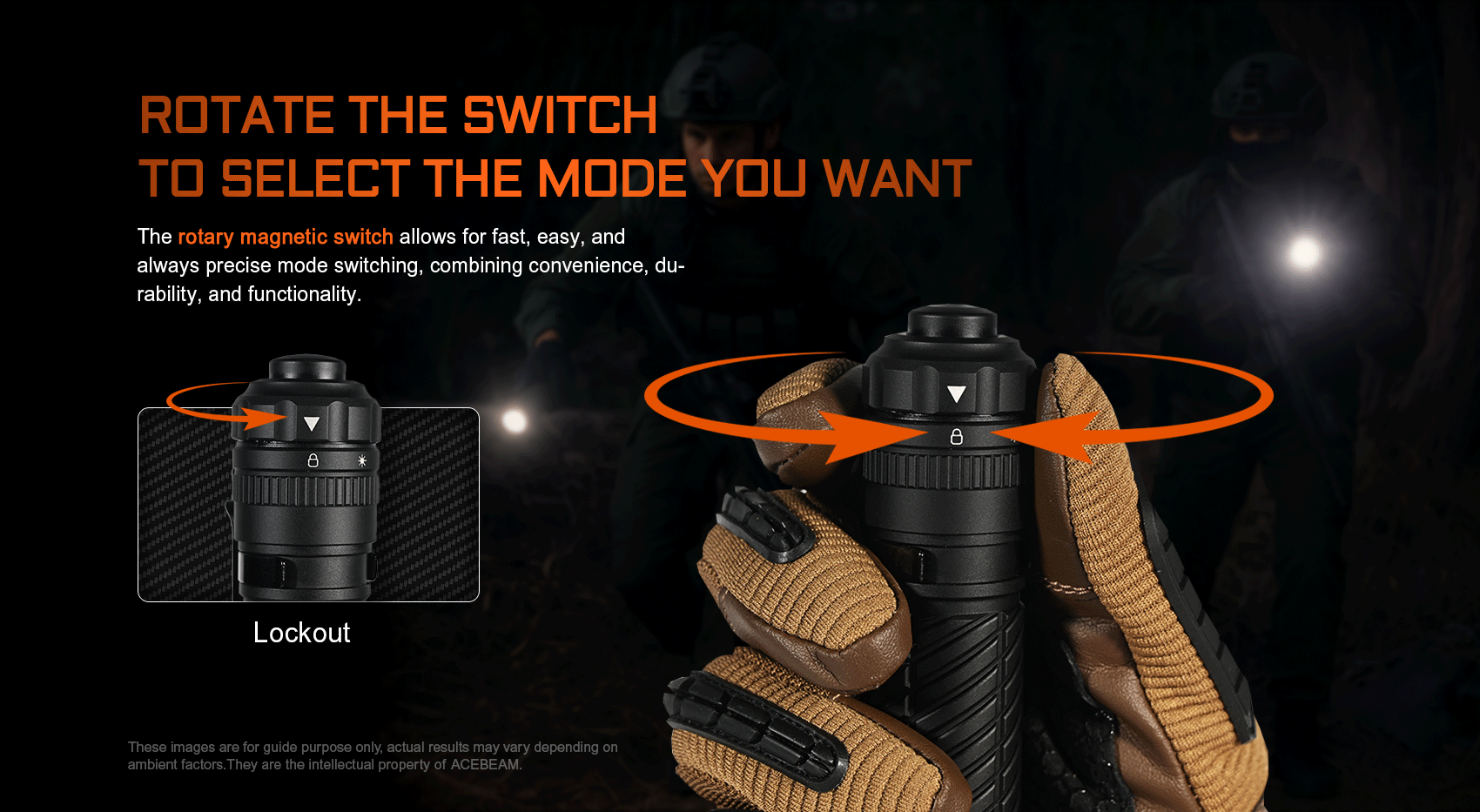 Acebeam T37 Tactical Flashlight Flashlight Acebeam