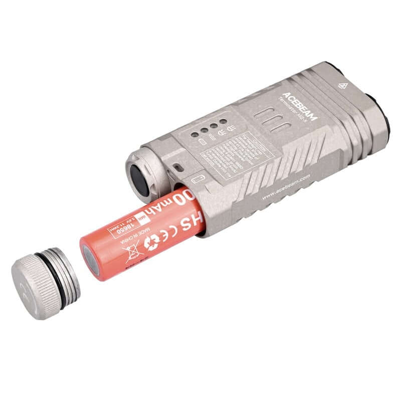 Acebeam Terminator M2-X Dual Head LEP/LED Flashlight