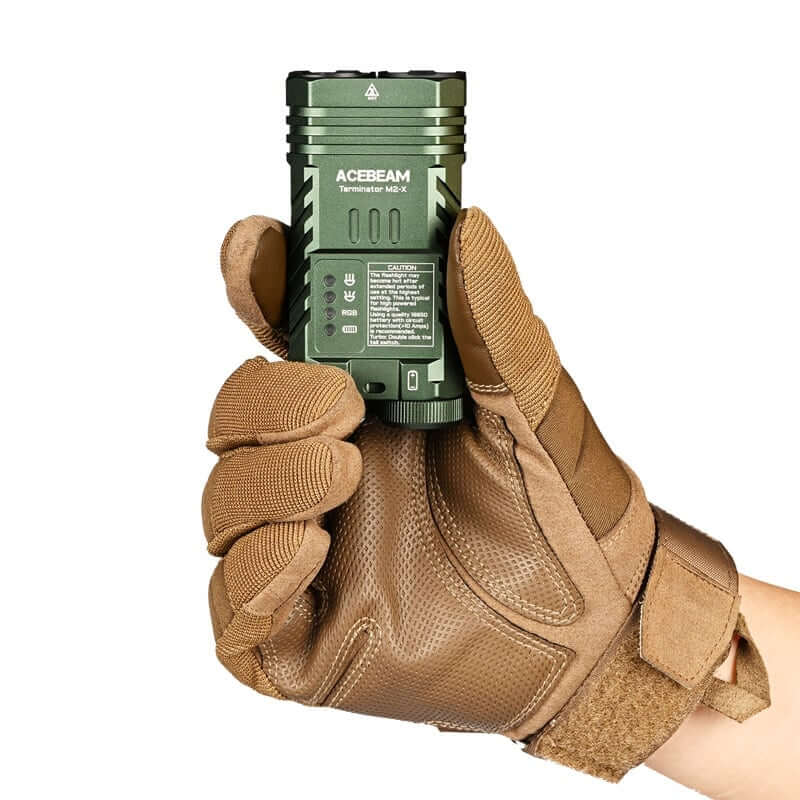 Acebeam Terminator M2-X Dual Head LEP/LED Flashlight