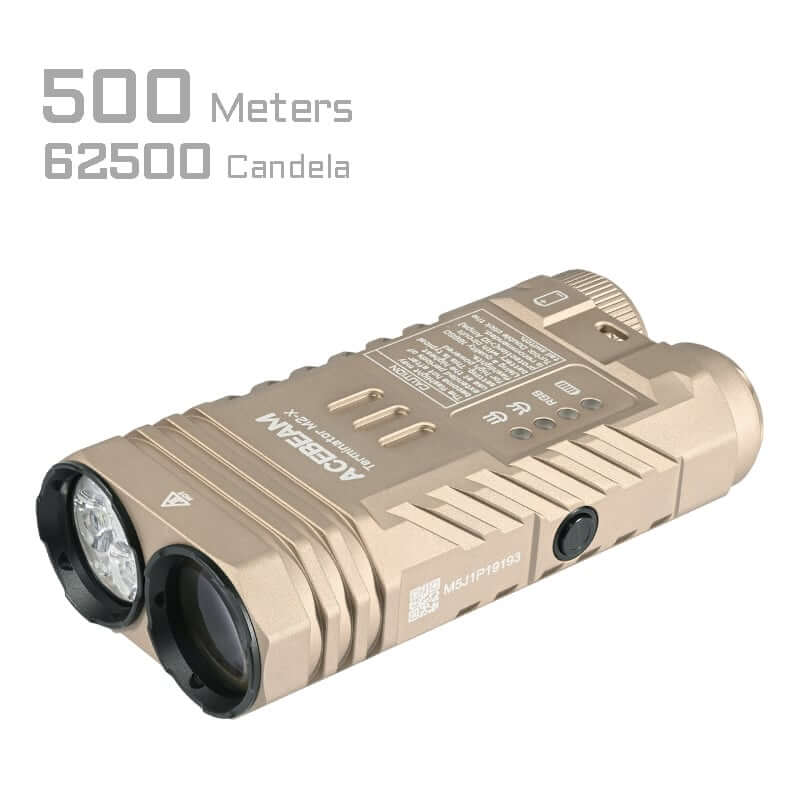 Acebeam Terminator M2-X Dual Head LEP/LED Flashlight