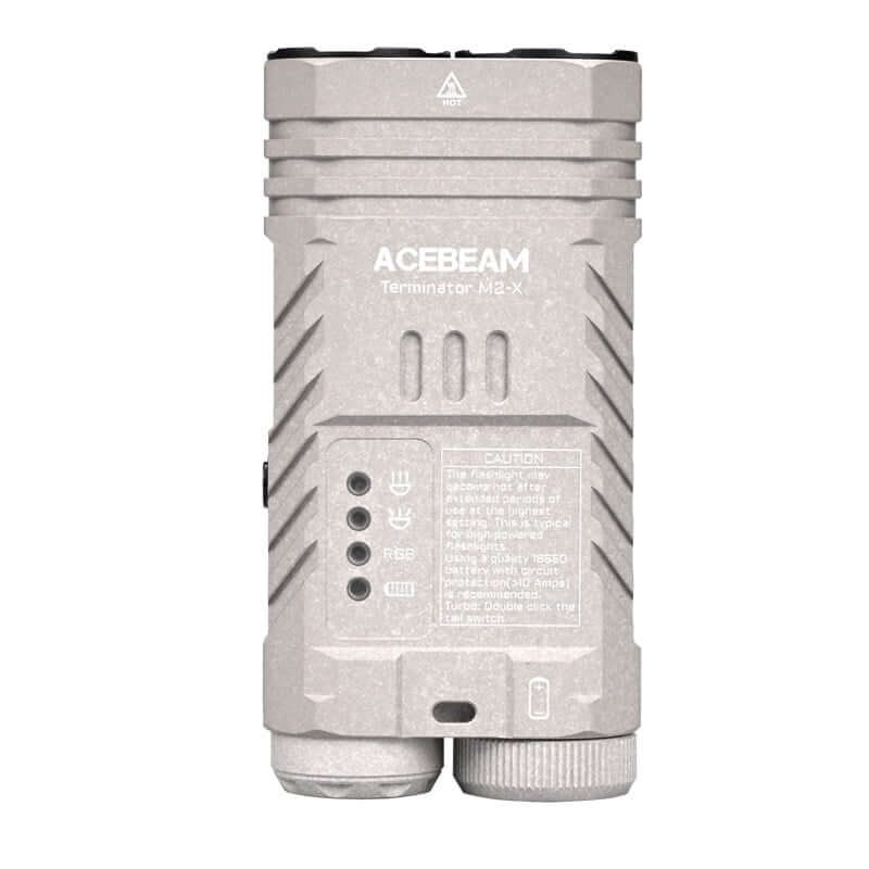 Acebeam Terminator M2-X Dual Head LEP/LED Flashlight