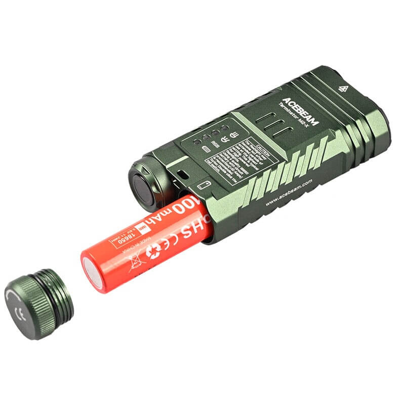 Acebeam Terminator M2-X Dual Head LEP/LED Flashlight