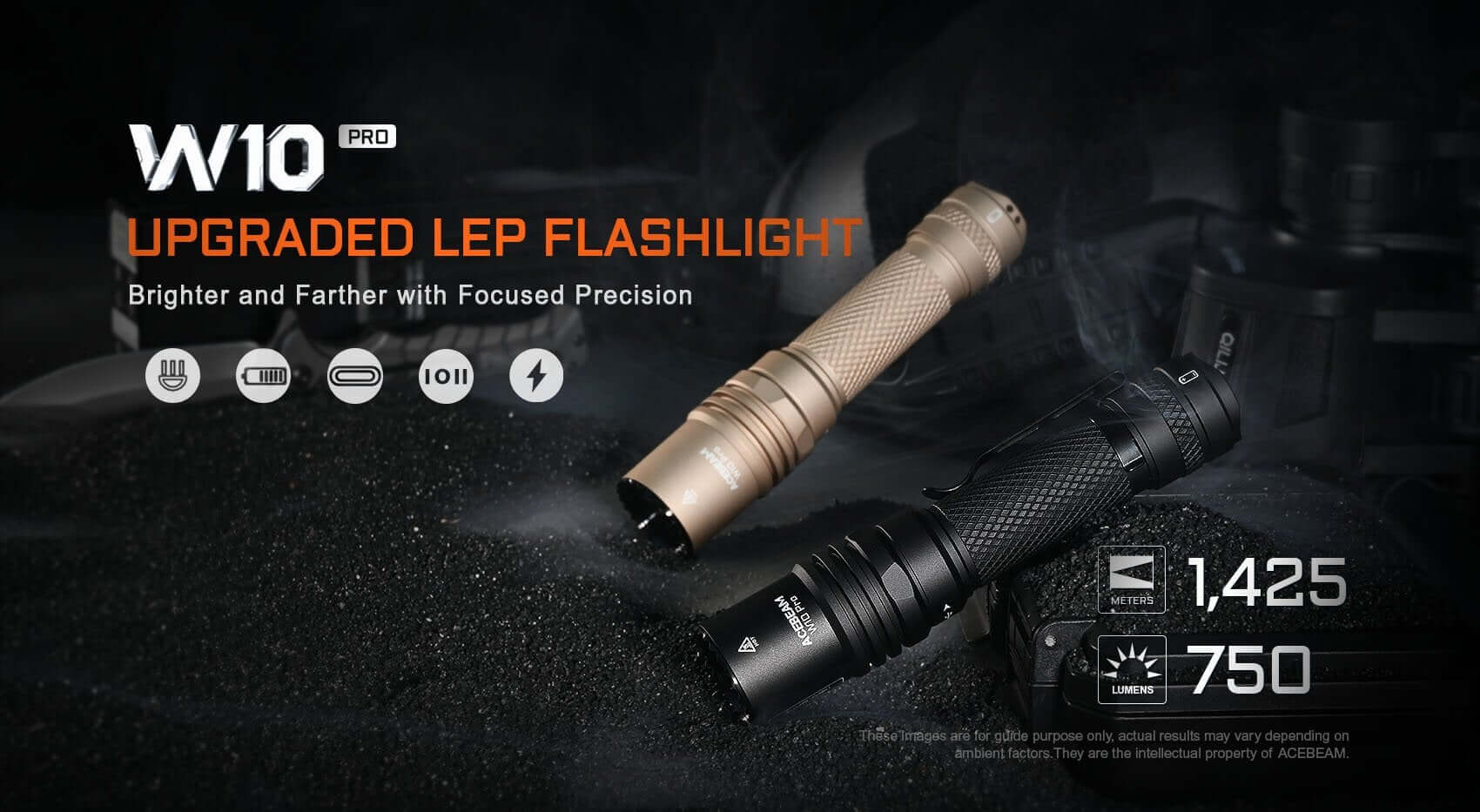Acebeam W10 Pro High-performance LEP Flashlight