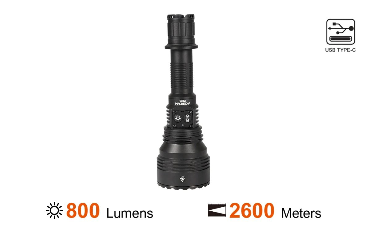 Acebeam W35 Zoom LEP Flashlight Flashlight Acebeam