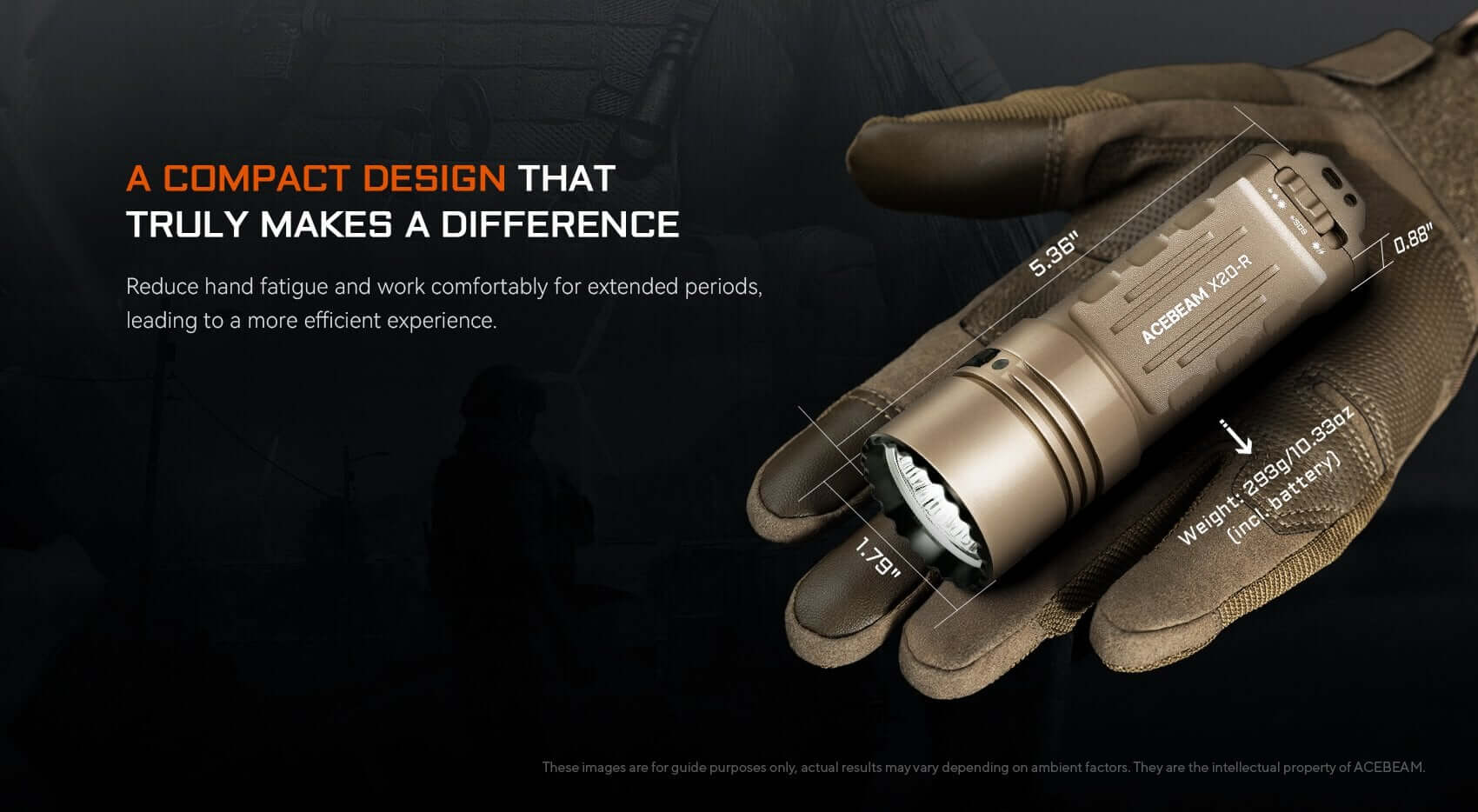 Acebeam X20-R High Output Searchlight with Three Modes