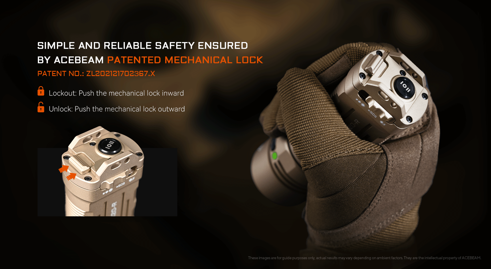 Acebeam X20-R High Output Searchlight with Three Modes Flashlight Acebeam