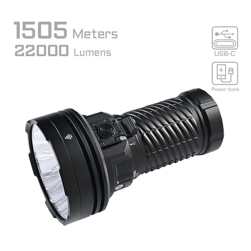 Acebeam X25 Powerful Flashlight - 22000 Lumens