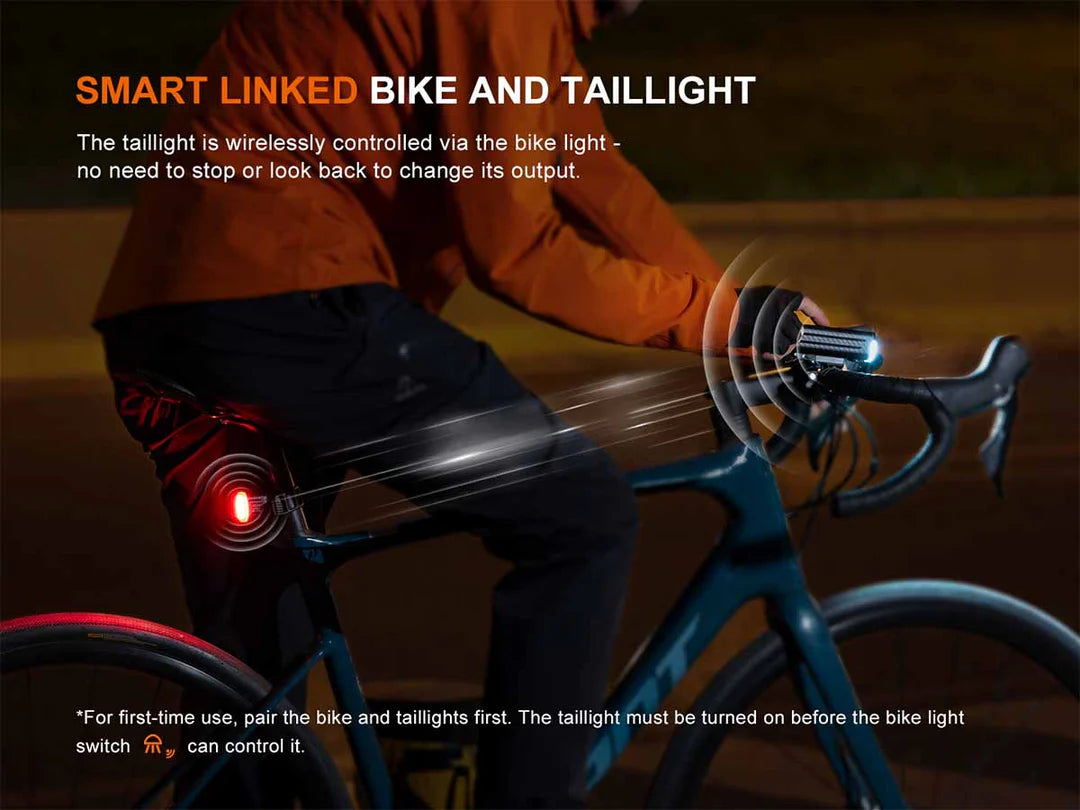 Fenix BC28R – Rechargeable Bike Light & Taillight Set with Wireless Link
