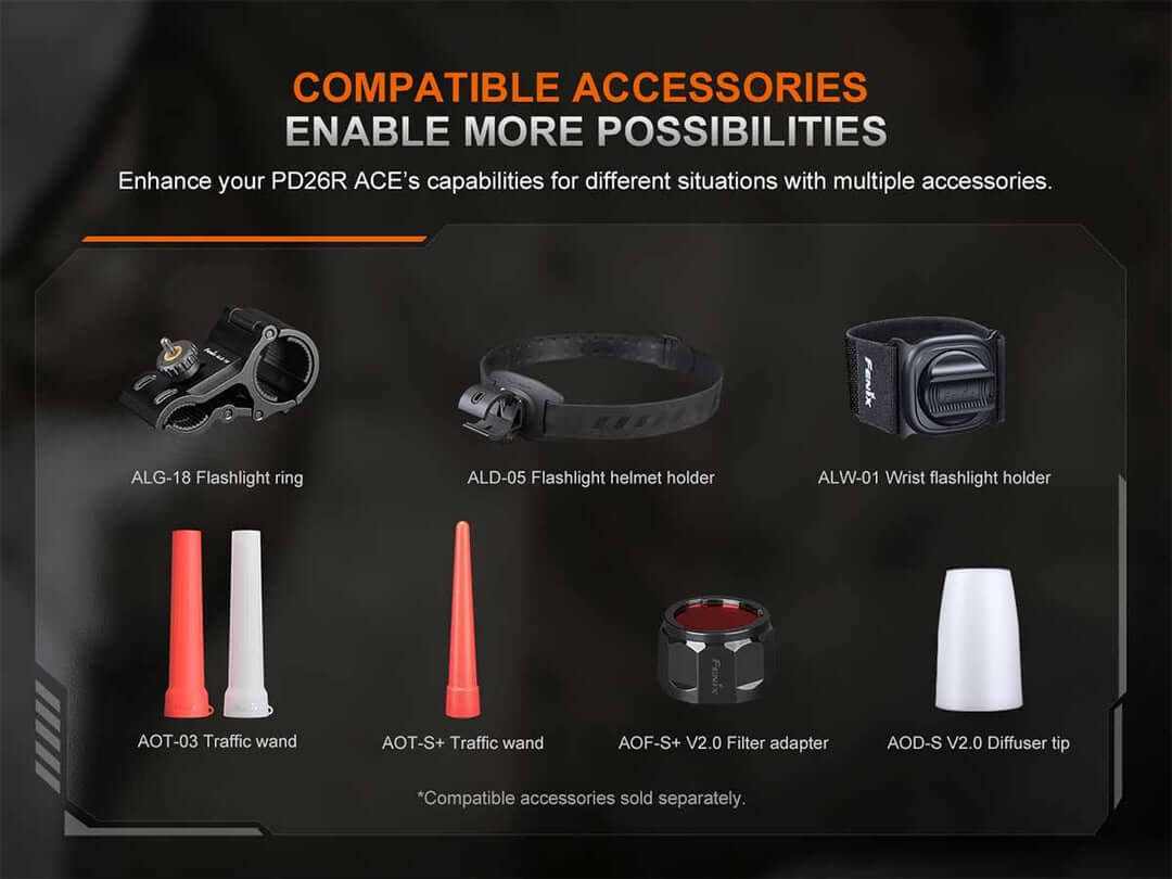 Fenix PD26R ACE Rechargeable Compact Flashlight