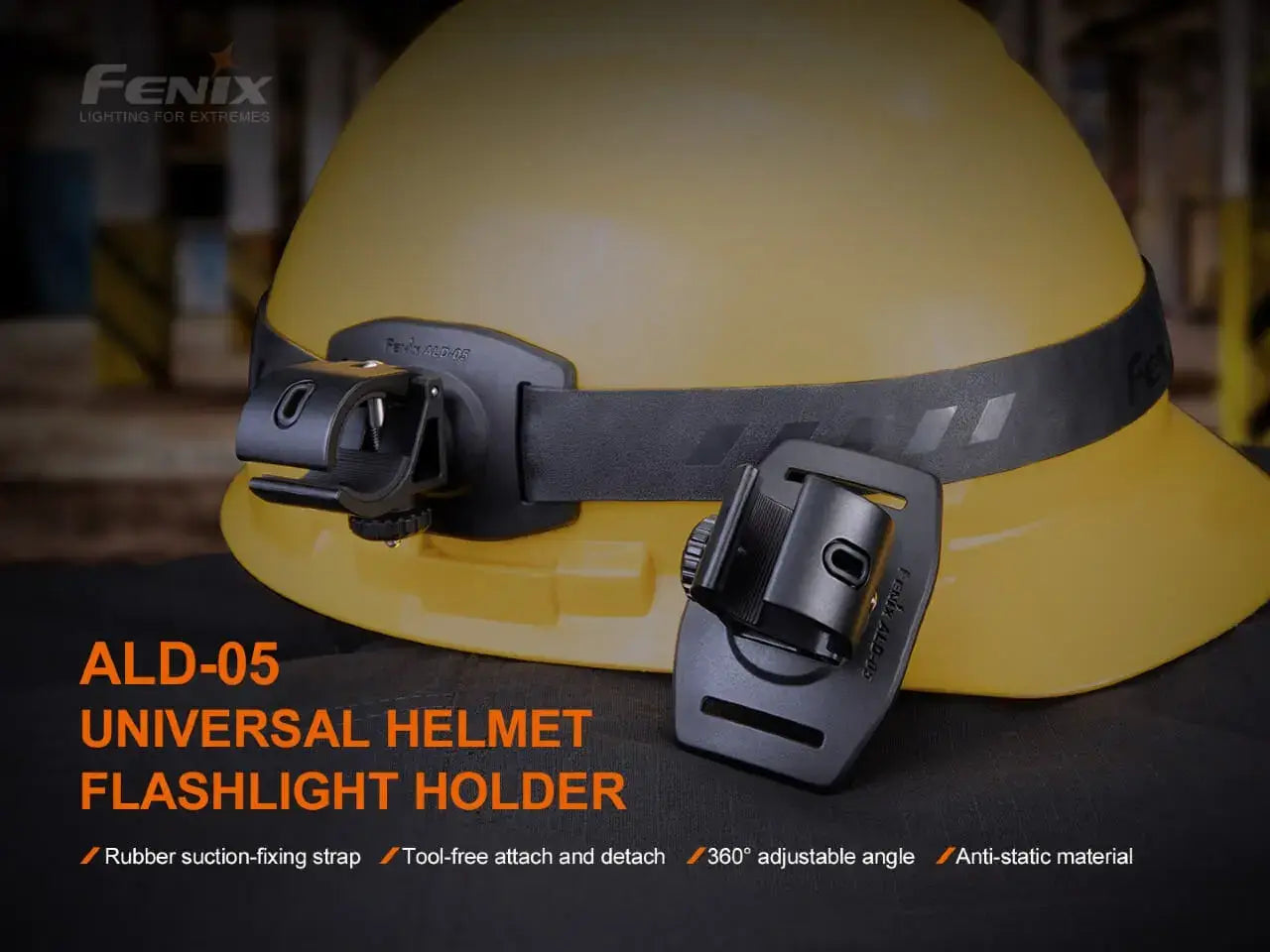 Fenix ALD-05 Helmet Flashlight Holder ***Will ship around November 29th*** Flashlight Accessories Fenix