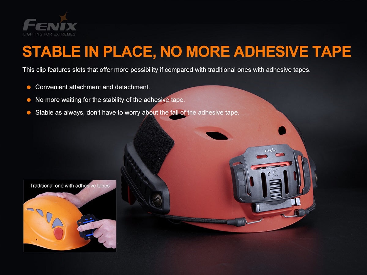 Fenix ALG-04 Helmet Clip / Mount ***Will ship around November 29th*** Headlamp Accessory Fenix