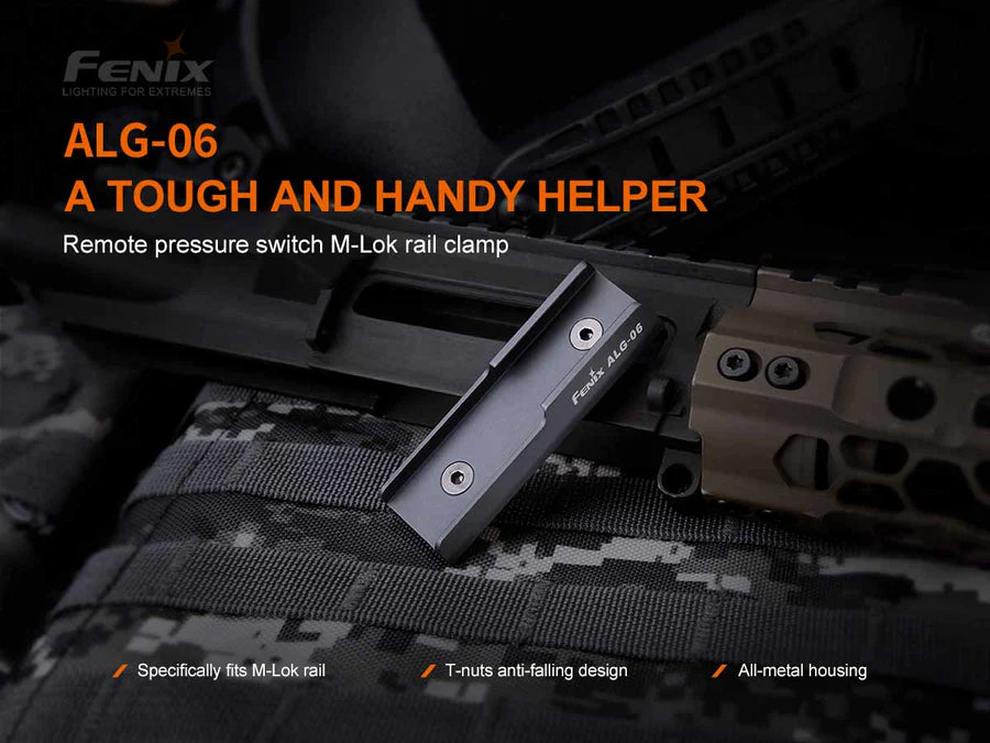 Fenix ALG-06 Pressure Switch Mount for M-Lok Rails ***Will ship around November 7th*** Remote Pressure Switch Mount Fenix