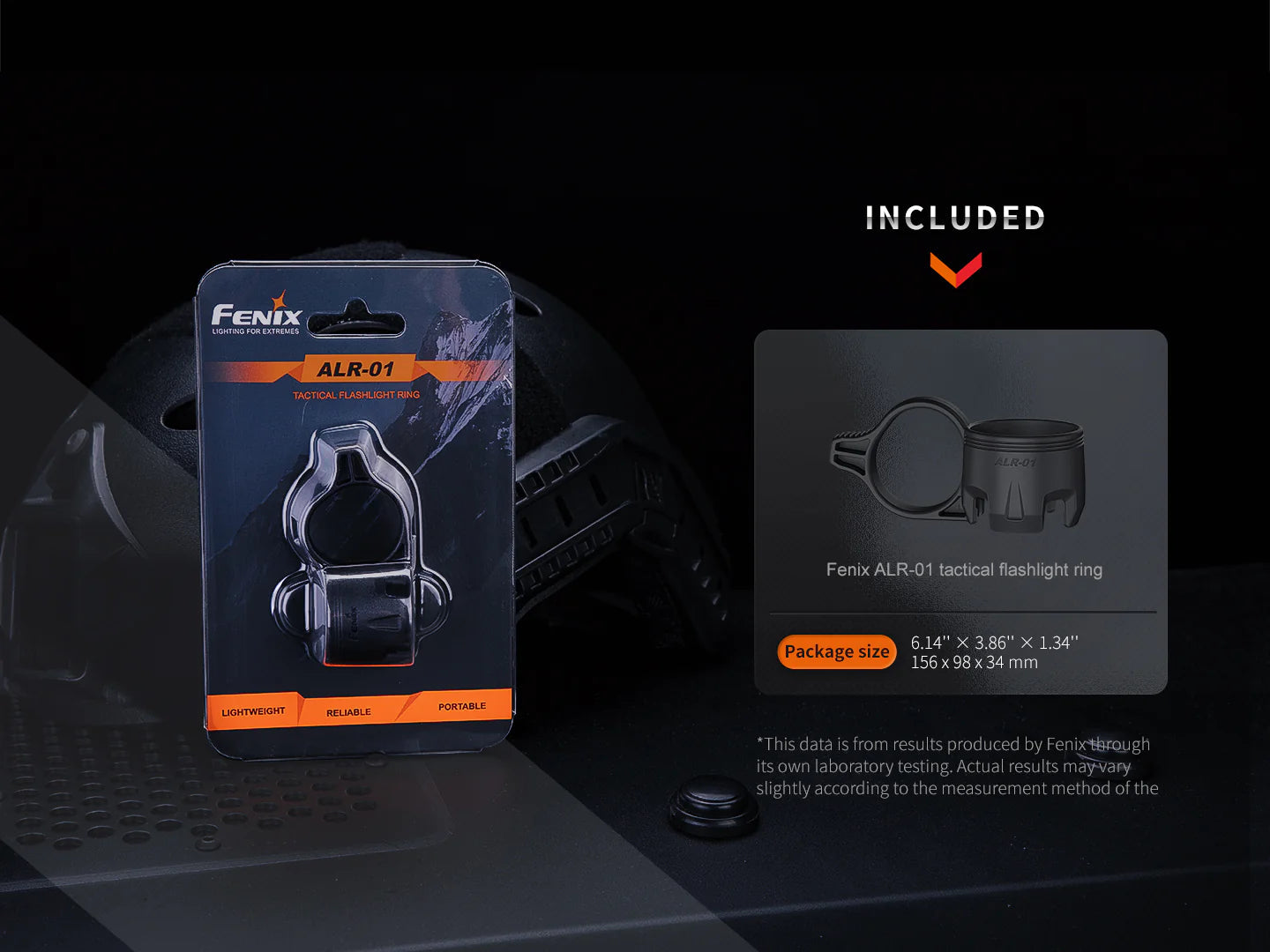 Fenix ALR-01 Tactical Flashlight Ring Flashlight Accessories Fenix