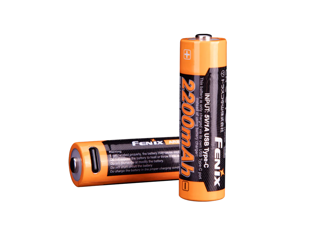 Fenix ARB-L14-2200U Li-ion AA Size USB-C Rechargeable Battery ***Will ship around December 18th*** Rechargeable Batteries Fenix