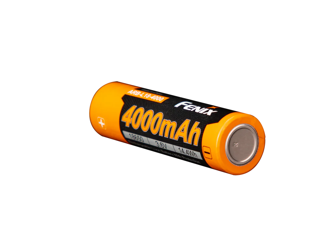 Fenix ARB-L18-4000 High-Capacity 18650 Battery - 4000mAh Rechargeable Batteries Fenix
