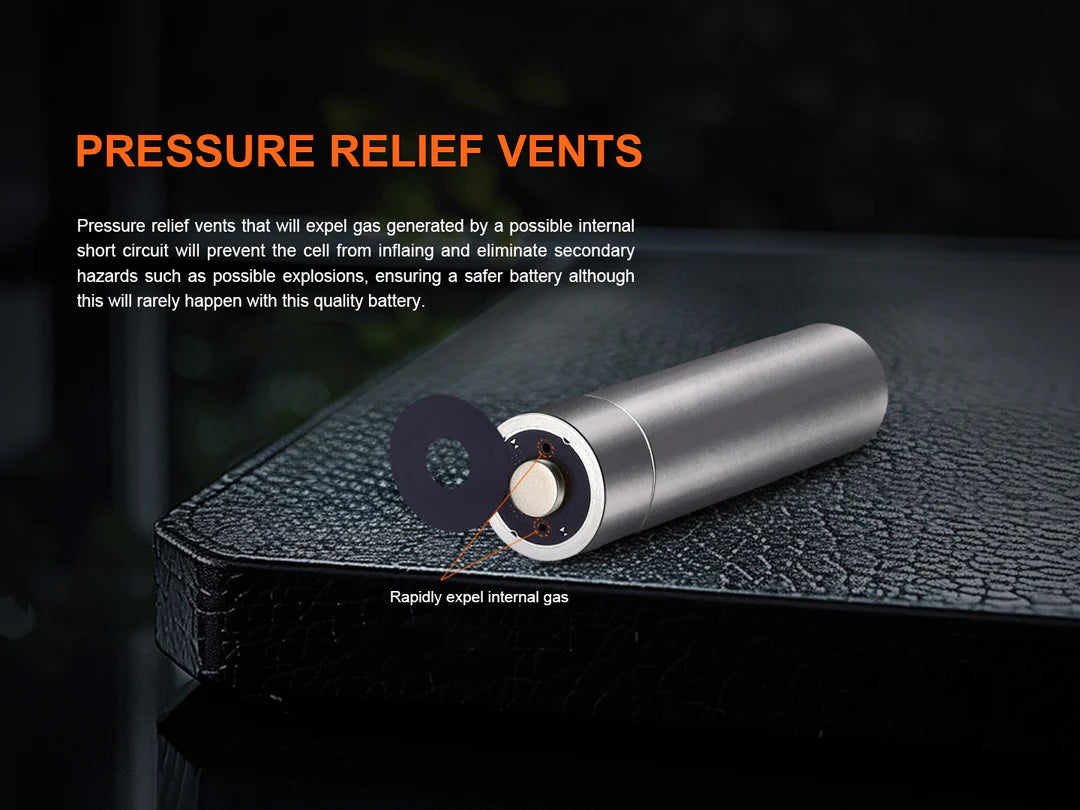 Fenix ARB-L18-4000 High-Capacity 18650 Battery - 4000mAh Rechargeable Batteries Fenix