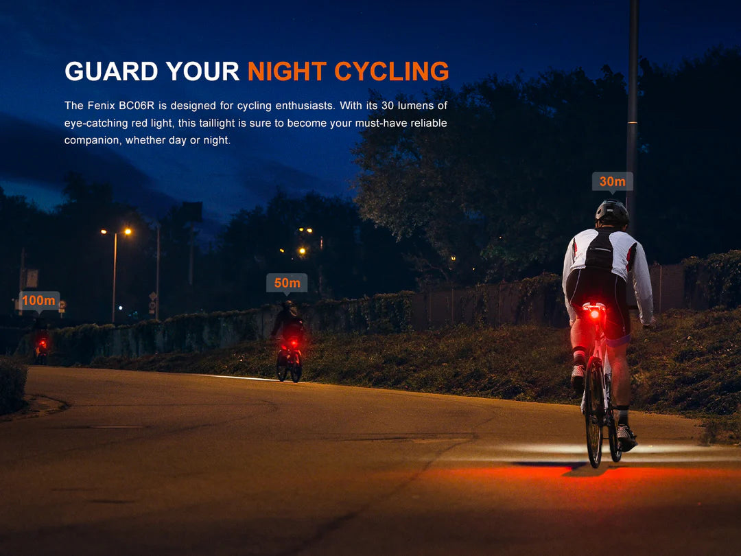 Fenix BC06R Smart-Brake Bicycle Taillight Bicyle Light Accessories Fenix