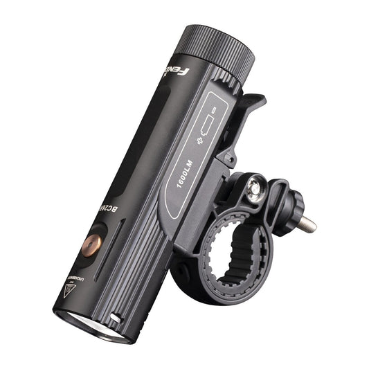 Fenix BC26R 1600 lumens USB-C rechargeable LED bike light for road, trail, and night cycling visibility and safety