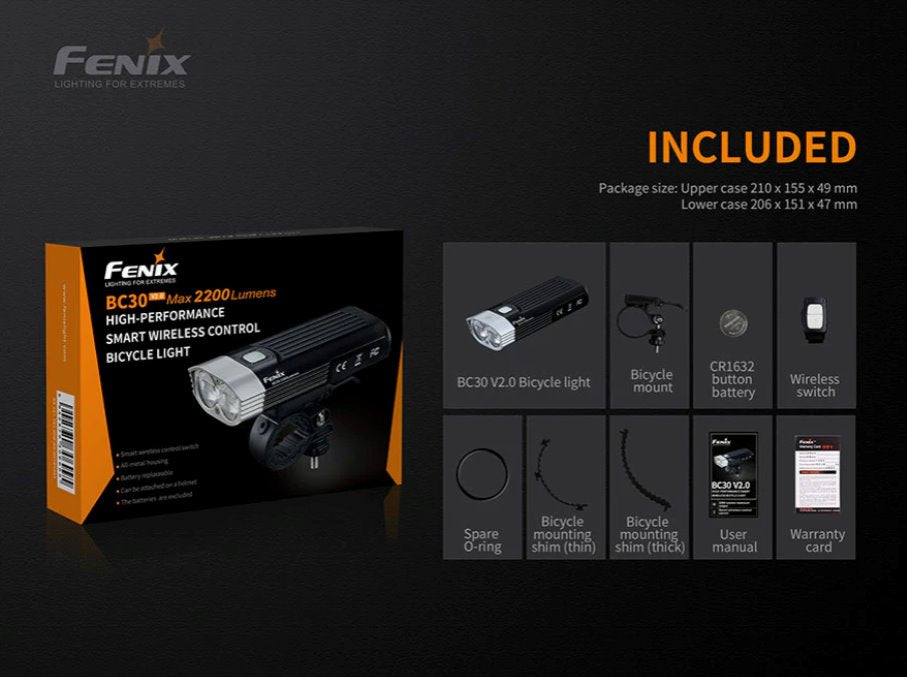 Fenix BC30 V2 LED Bike Light