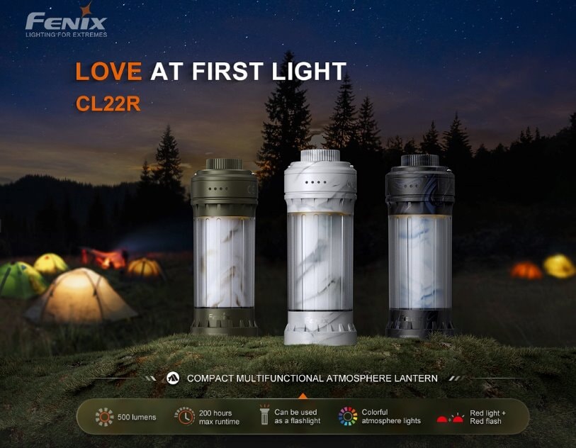Fenix CL22R Rechargeable Lantern - Options Camping Lantern Fenix