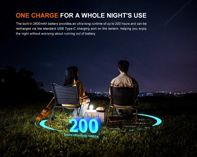 Fenix CL22R Rechargeable Lantern - Options Camping Lantern Fenix