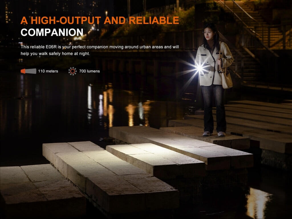 Fenix E06R - 700 lumens 3-IN-1 Keychain Flashlight - Options